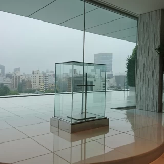雨でもこれだけ明るい