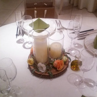 パックプランのゲストのテーブル装花