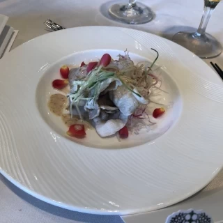 コース料理の写真です。