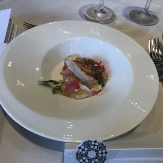 コース料理の写真です。