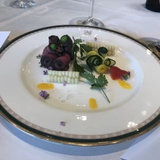 コース料理の写真です。