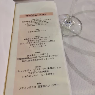 シェフが腕を奮ってくれたオリジナルメニューです。