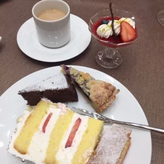 デザートビュッフェ好評でした