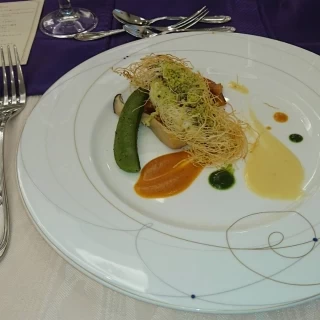 お魚料理です