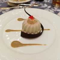 デザート。ババロアのような食感