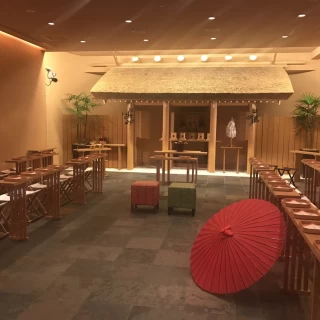 神前式ならばこういった感じになるそうです
