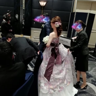 お色直し再入場