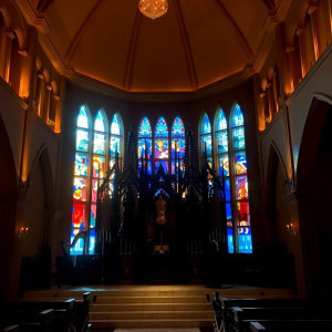 ステンドガラスがきれいな大聖堂|537243さんの玉姫殿上田迎賓館の写真(976039)