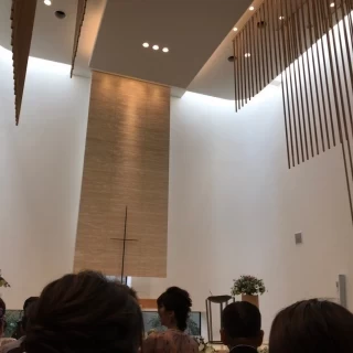 天井が高いです。