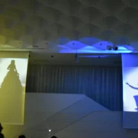 演出の1つ。中座からの入場で