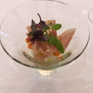 生ハムのパフェ
