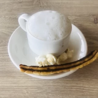 きのこのスープで美味しかったです！