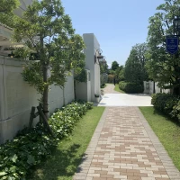 披露宴会場に続く道