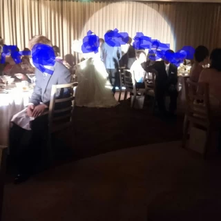 フィナーレ。新婦による親への感謝スピーチ後。