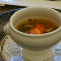 オマール海老のコンソメスープ