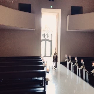 牧師さん側から見たチャペル