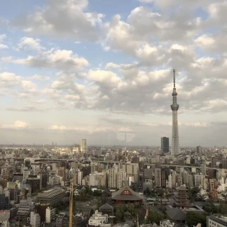 披露宴会場からの景色