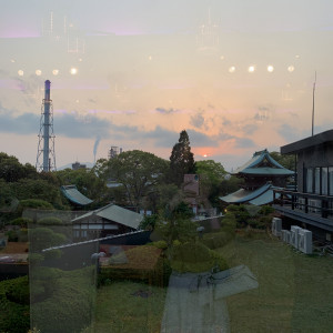 披露宴の外の日本庭園。|538423さんの遠石会館の写真(821698)