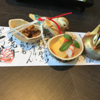 試食の料理