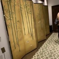 挙式会場の前にある屏風です。入場の際、映えます。