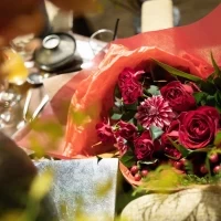 演出に使っていたお花です。