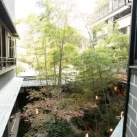 中庭がありました。