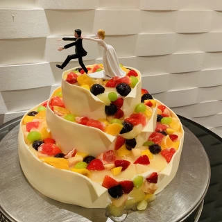 ケーキはプラン内
ケーキトッパー持ち込み