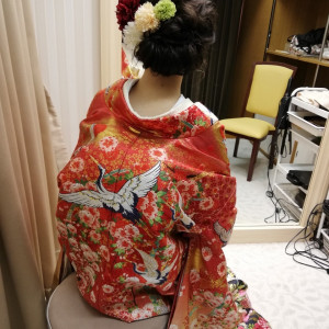 衣装とヘアセット|539063さんのホテル メルパルク東京（営業終了）の写真(880038)