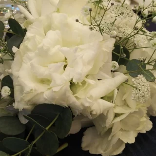 ゲスト席の装花