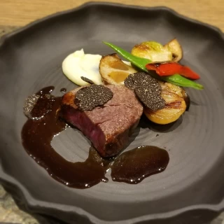目の前で仕上げてくれました。