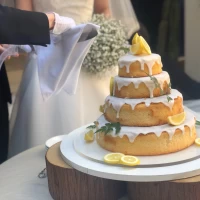 ケーキ入刀！