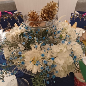 テーブル装花|539343さんのグランダルシュ ウエディングヒルズ（営業終了）の写真(950841)