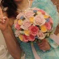 新婦お色直し後の可愛らしいお花