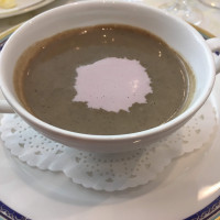 スープ。13000円のコース。美味しかったです。