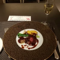 試食のお肉。絶品でした！