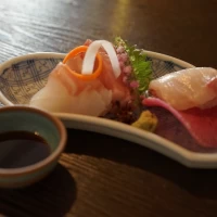 試食で出たお刺身です。