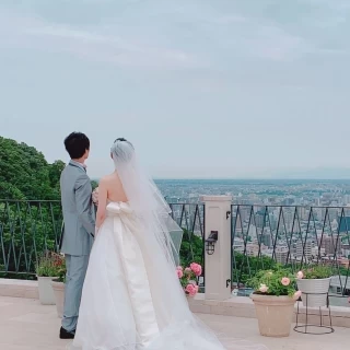 ローズガーデンクライスト教会、景色