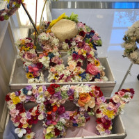 装花のセットについていたフォトプロップス用の花