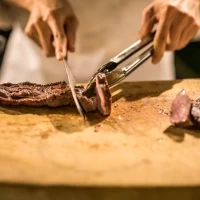 テラスでのバーベキュー