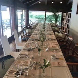 案内していただいたレストラン会場の一つです。