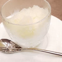お口直しのグラニテ