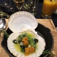 18500円料理コース ウニ