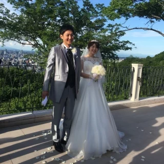 高台にある教会で景色が素晴らしい