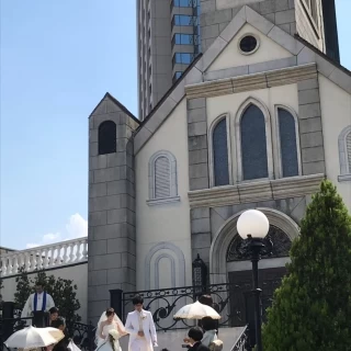 後ろに大きなホテルがあったところは残念です。
