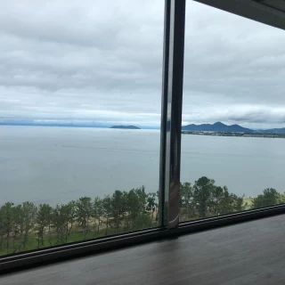 琵琶湖一望
