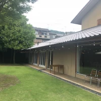 披露宴会場の横のガーデン