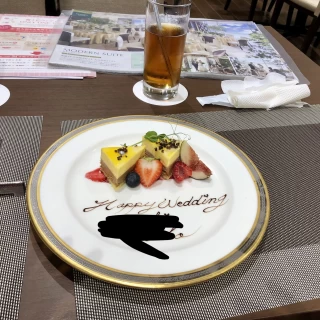 試食のケーキです。
