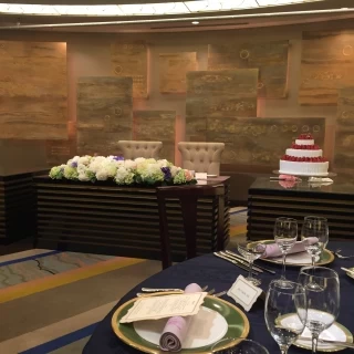 試食会のテーブル装飾