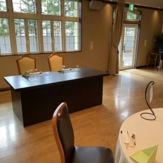 披露宴会場   新郎新婦席