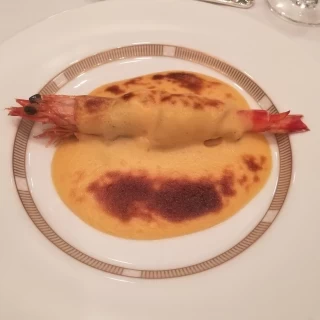 お料理（エビのグラタン　エリザベス女王風）